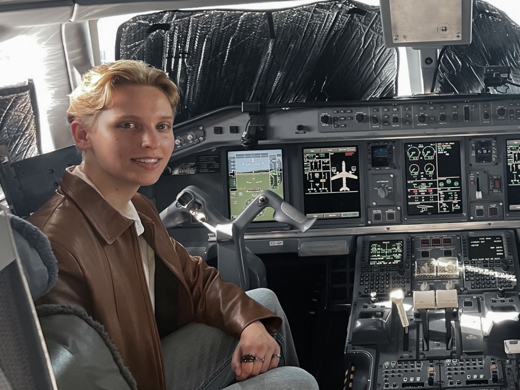 El Wylie in modern aircraft flight deck