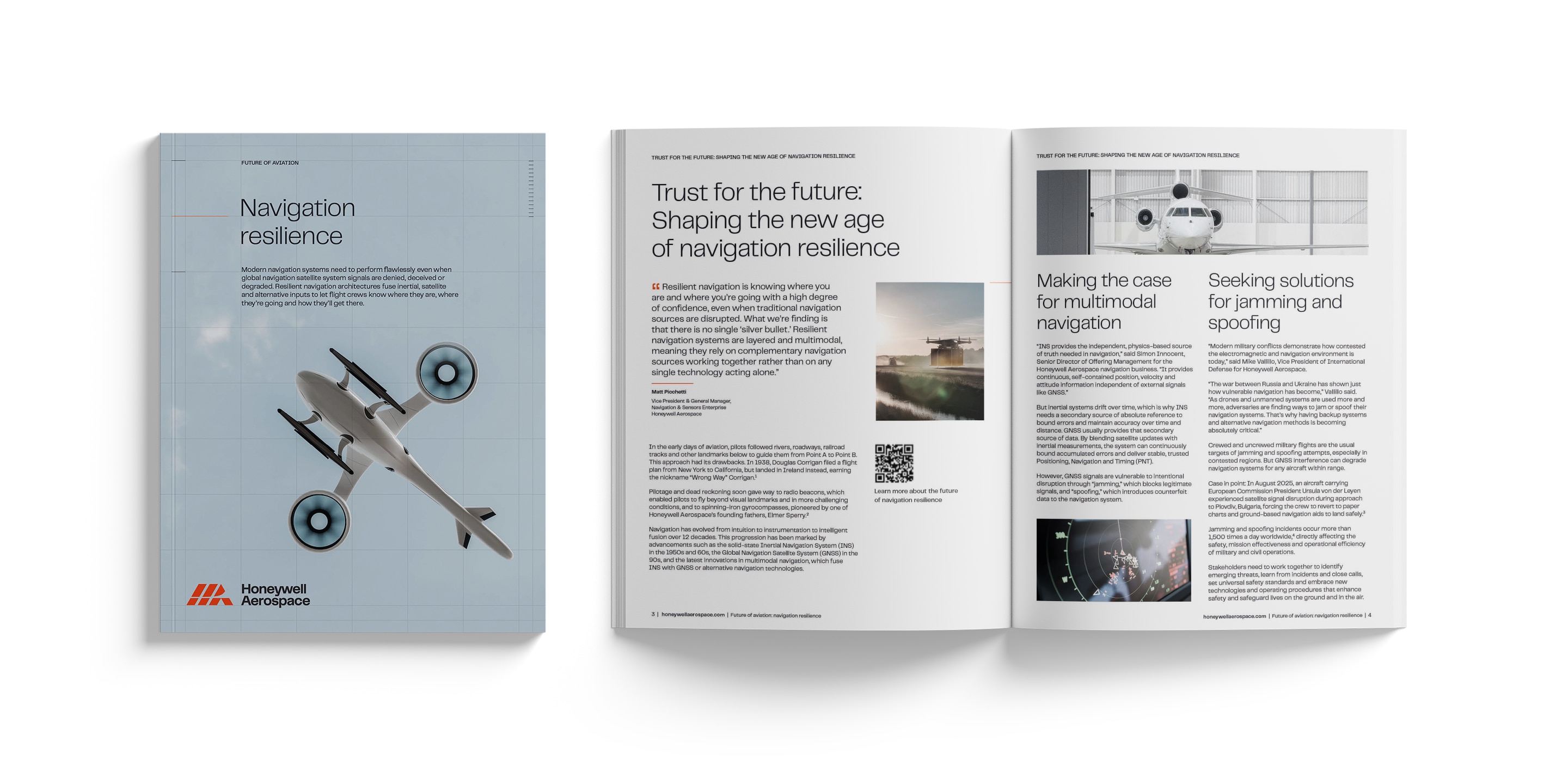 Honeywell Aerospace white paper titled "Navigation resilience""