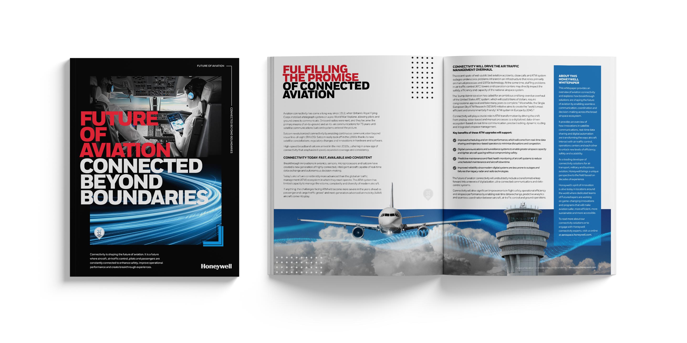 Informational booklet presenting: Future Of Aviation Connected Beyond Boundaries