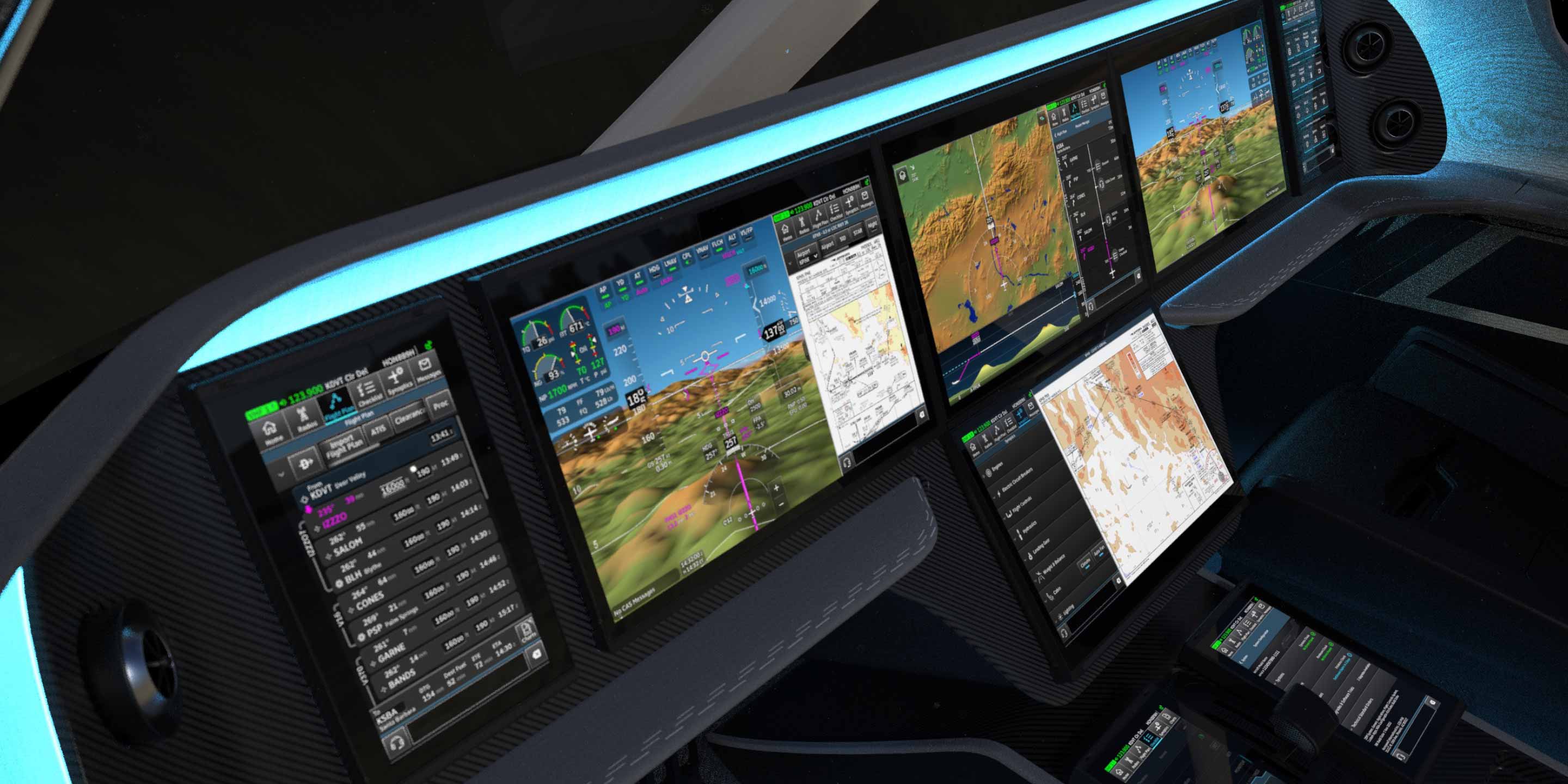 Experience cutting-edge flight simulation technology featuring detailed terrain visuals and intuitive cockpit controls.